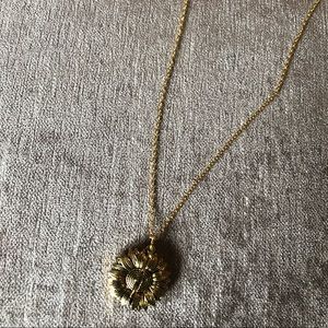 Sunflower necklace